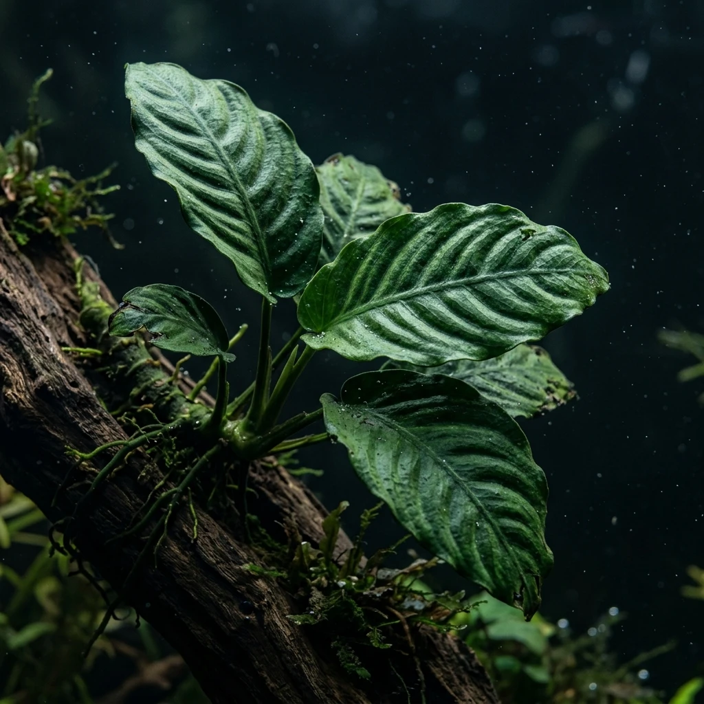 Snap & Identify Anubias Coffeefolia (Anubias barteri 'Coffeefolia') - Plant AI care guides