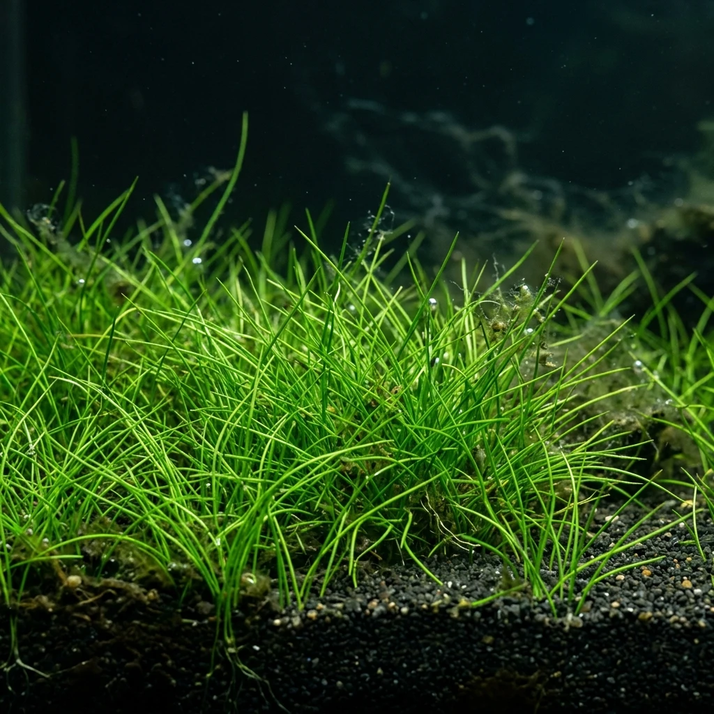 Snap & Identify Dwarf Hairgrass (Eleocharis acicularis) - Plant AI care guides