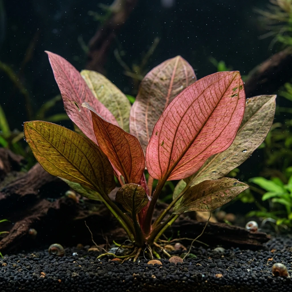 Snap & Identify Red Melon Sword (Echinodorus 'Red Melon') - Plant AI care guides