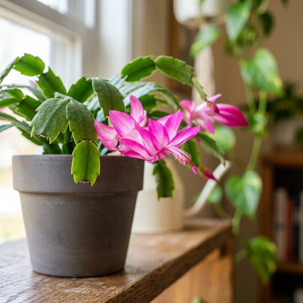 How to care and identify Christmas Cactus (Schlumbergera truncata) - Plant AI care database