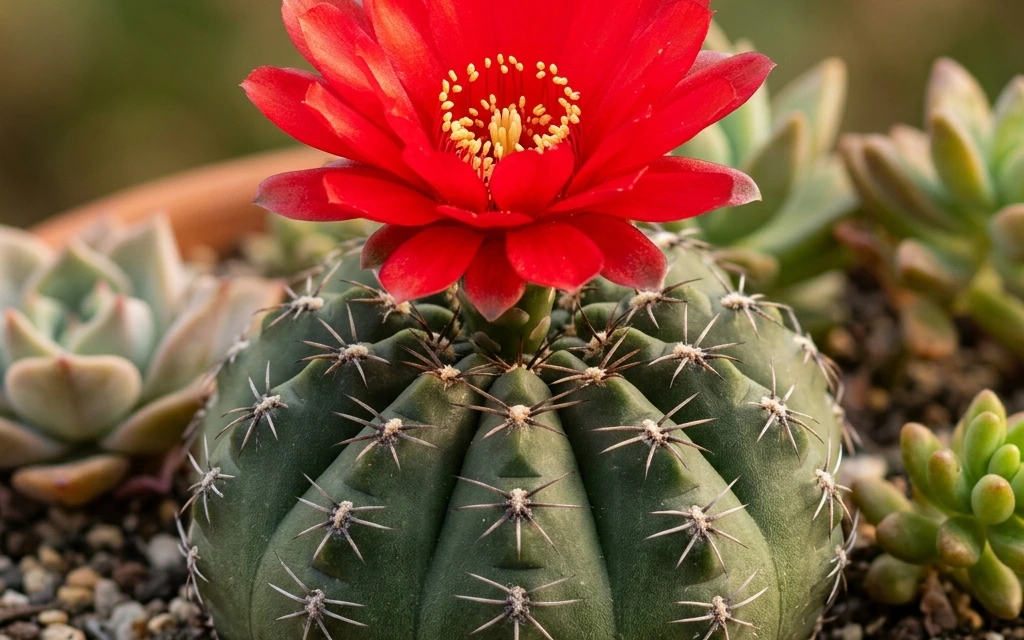 How to care and identify Dwarf Chin Cactus (Gymnocalycium baldianum) - Plant AI care database
