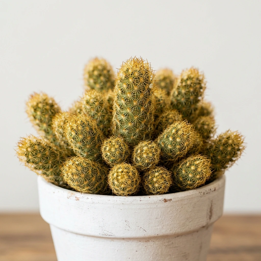 How to care and identify Ladyfinger Cactus (Mammillaria elongata) - Plant AI care database