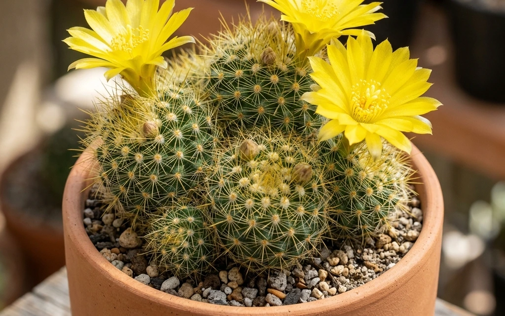 How to care and identify Mammillaria Baumii (Mammillaria baumii) - Plant AI care database