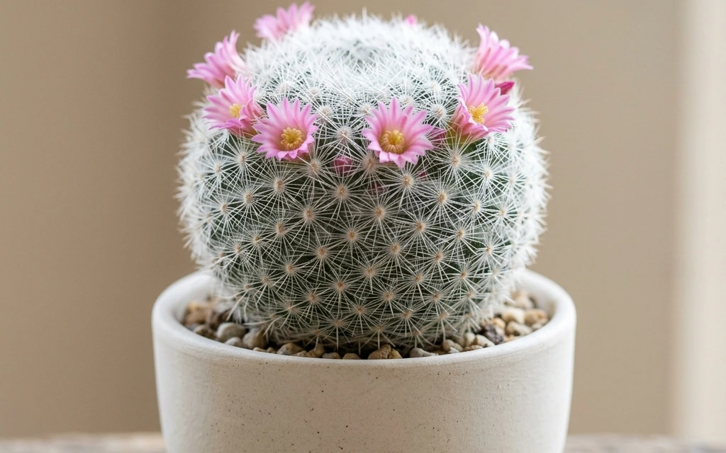 How to care and identify Mammillaria Candida (Mammillaria candida) - Plant AI care database