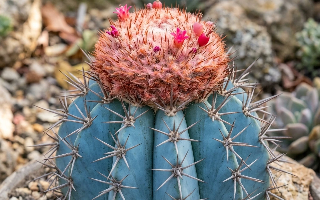 How to care and identify Melocactus Azureus (Melocactus azureus) - Plant AI care database