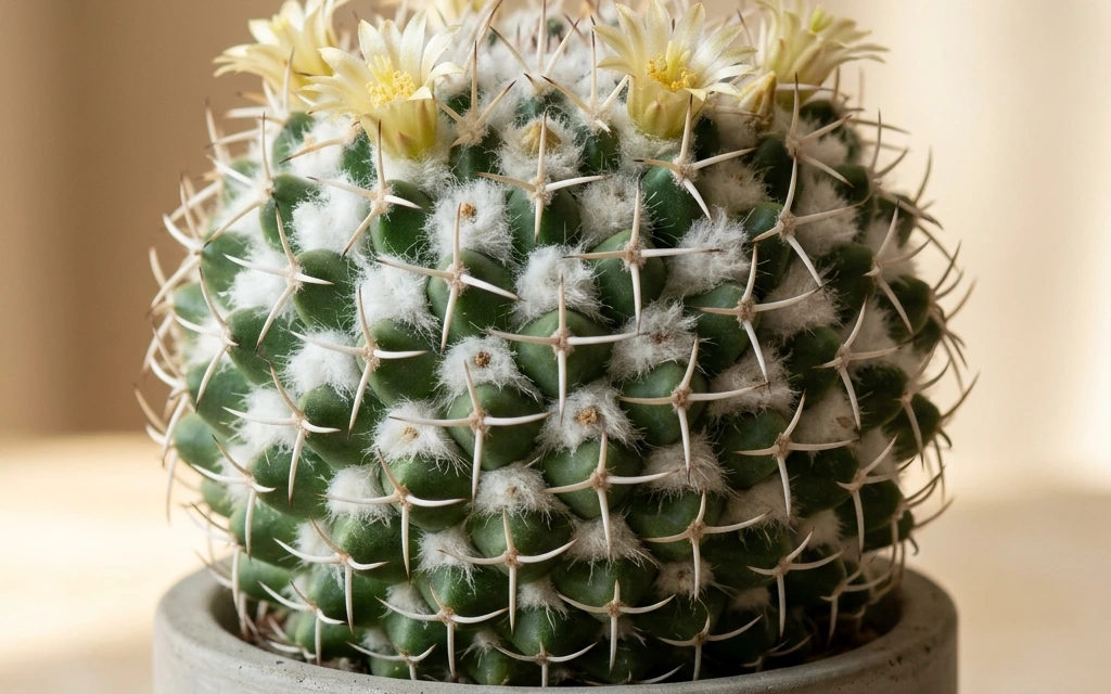 How to care and identify Owl Eye Cactus (Mammillaria karwinskiana) - Plant AI care database