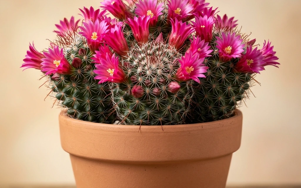 How to care and identify Rose Pincushion (Mammillaria zeilmanniana) - Plant AI care database