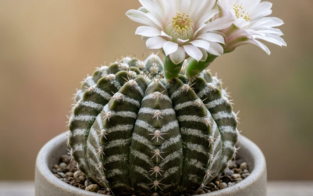 How to care and identify Velvet Chin Cactus (Gymnocalycium damsii) - Plant AI care database