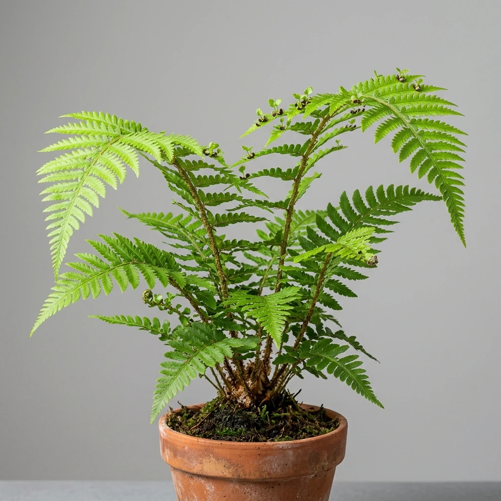 How to care and identify Anderson's Holly Fern (Polystichum andersonii) - Plant AI care database