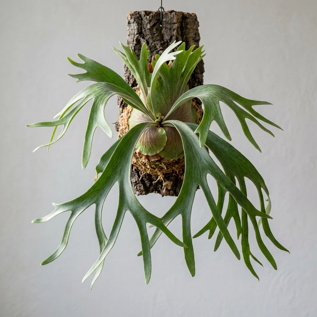 How to care and identify Common Staghorn (Platycerium bifurcatum) - Plant AI care database