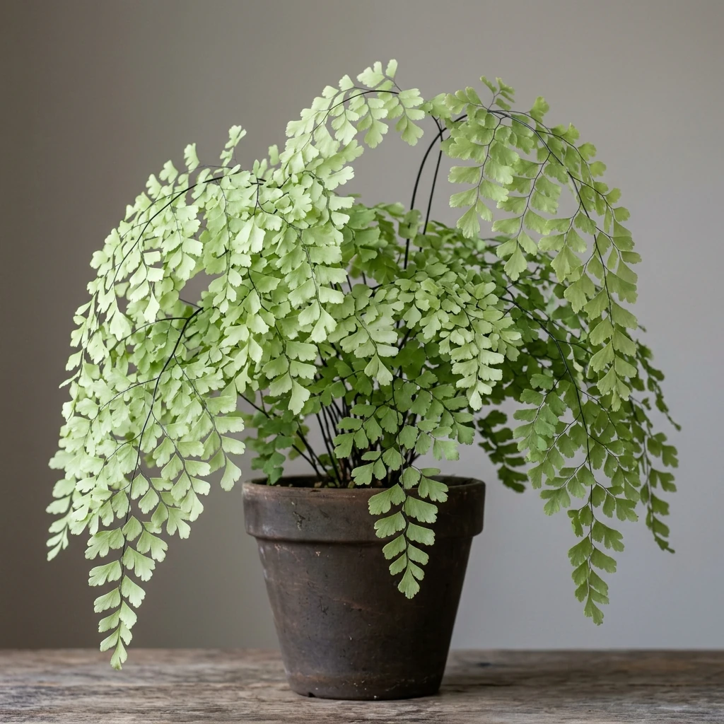 How to care and identify Delta Maidenhair (Adiantum raddianum) - Plant AI care database