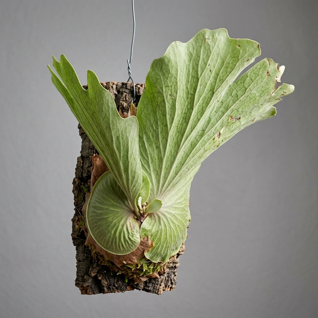How to care and identify Elephant Ear Staghorn (Platycerium elephantotis) - Plant AI care database