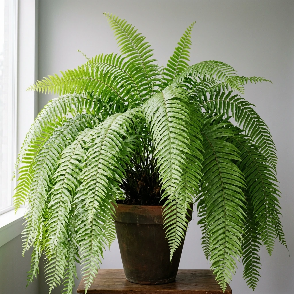 How to care and identify Macho Fern (Nephrolepis falcata) - Plant AI care database