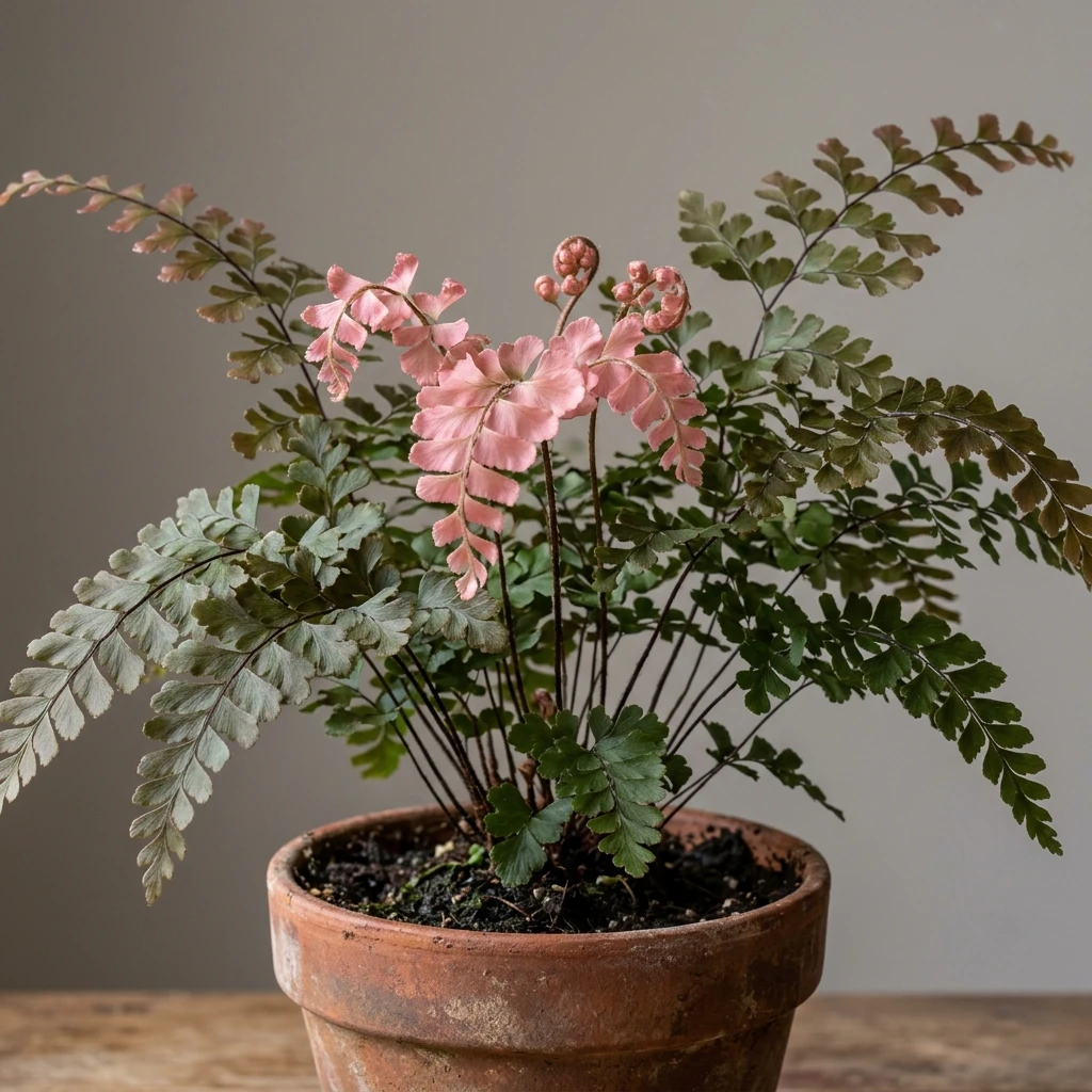 How to care and identify Rosy Maidenhair (Adiantum hispidulum) - Plant AI care database