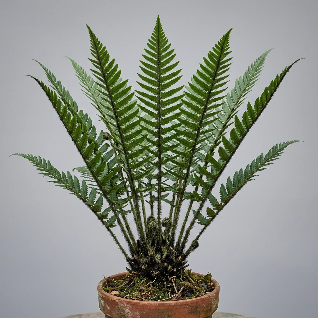 How to care and identify Shaggy Shield Fern (Dryopteris cycadina) - Plant AI care database