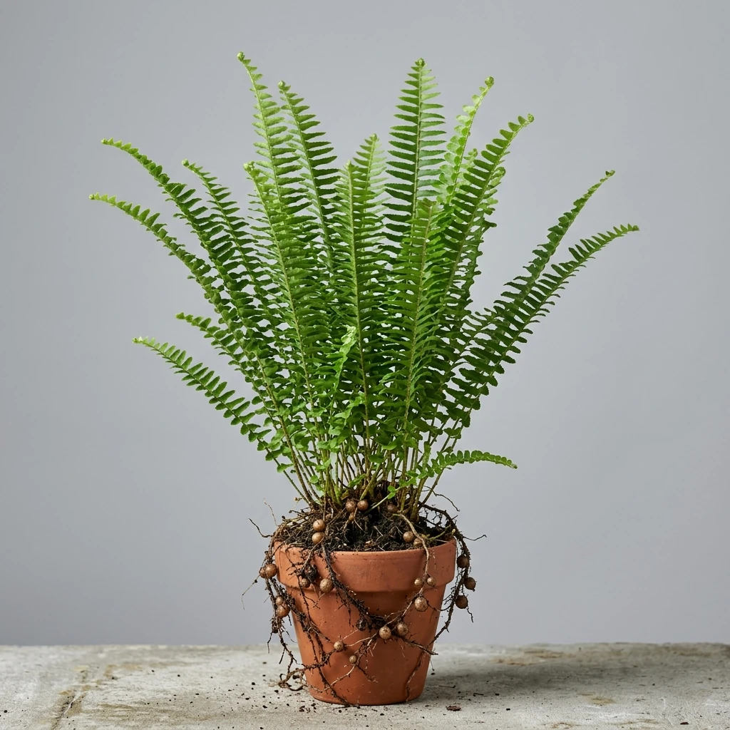 How to care and identify Tuberous Sword Fern (Nephrolepis cordifolia 'Tuberosa') - Plant AI care database