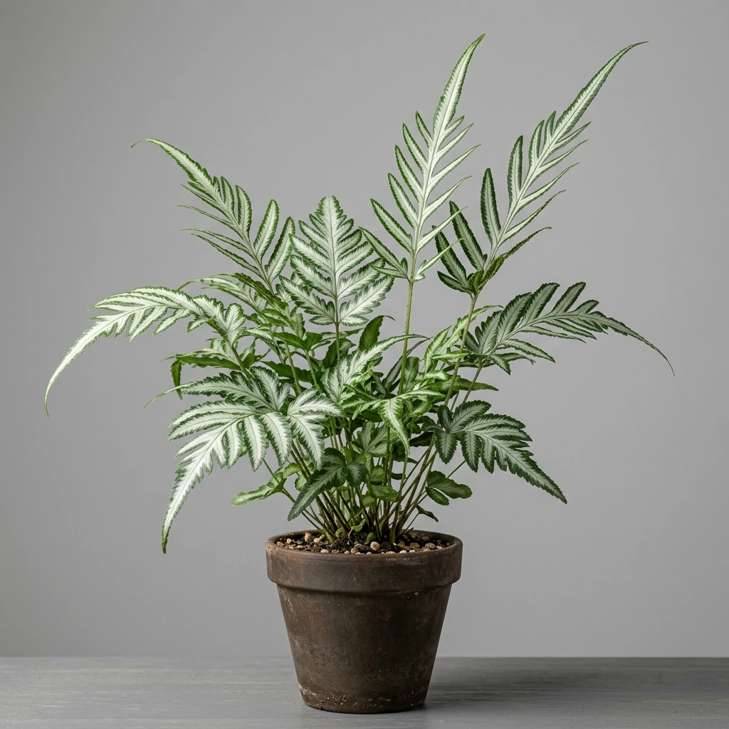How to care and identify Variegated Brake Fern (Pteris ensiformis) - Plant AI care database