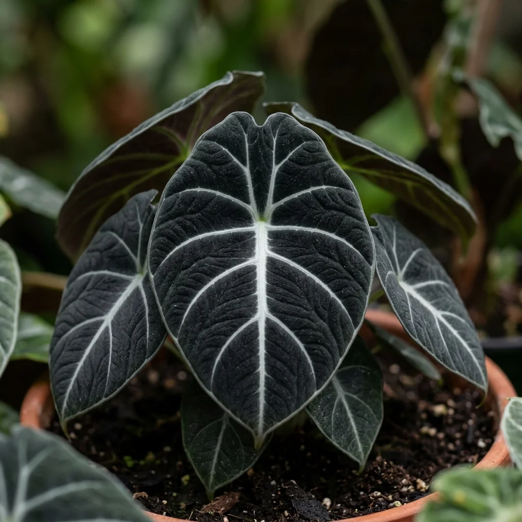 Snap & Identify Black Velvet Alocasia (Alocasia reginula) - Plant AI care guides
