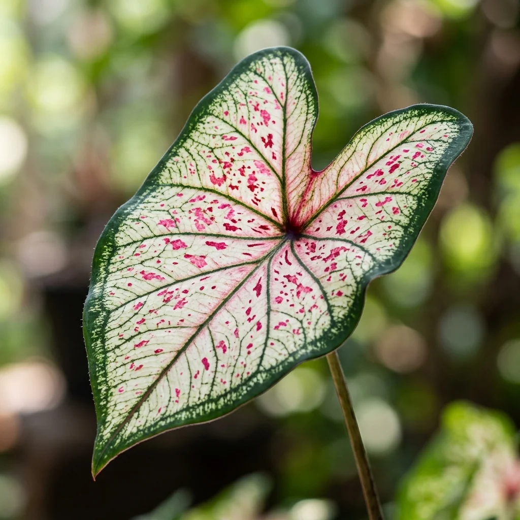 Snap & Identify Gingerland Caladium (Caladium bicolor 'Gingerland') - Plant AI care guides