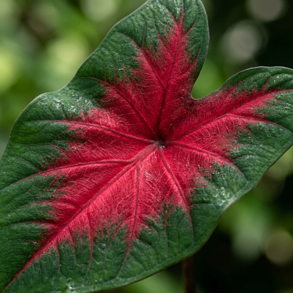Snap & Identify Postman Joyner Caladium (Caladium bicolor 'Postman Joyner') - Plant AI care guides