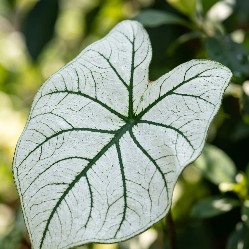 Snap & Identify White Christmas Caladium (Caladium bicolor 'White Christmas') - Plant AI care guides