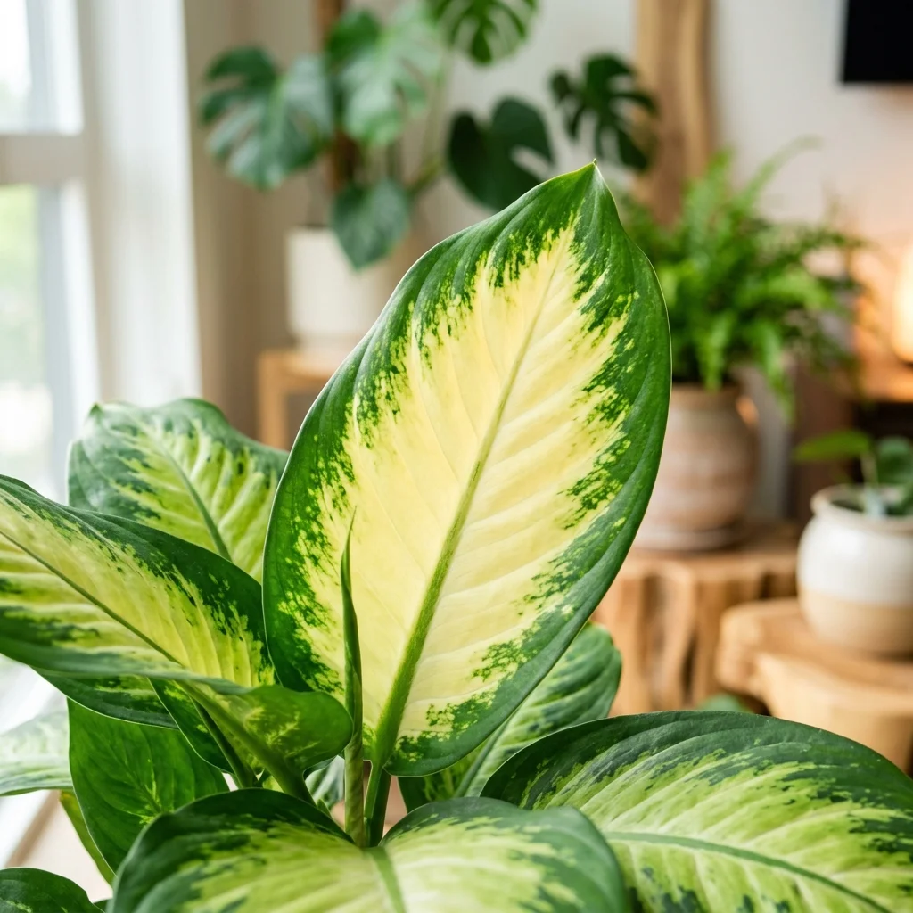 Snap & Identify Camille Dumb Cane (Dieffenbachia 'Camille') - Plant AI care guides