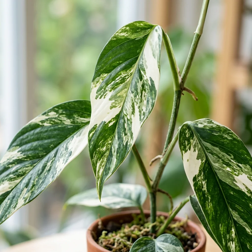 Snap & Identify Variegated Dragon Tail (Epipremnum pinnatum 'Variegata') - Plant AI care guides