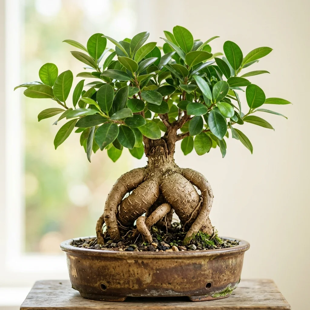 Snap & Identify Ginseng Ficus (Ficus microcarpa) - Plant AI care guides