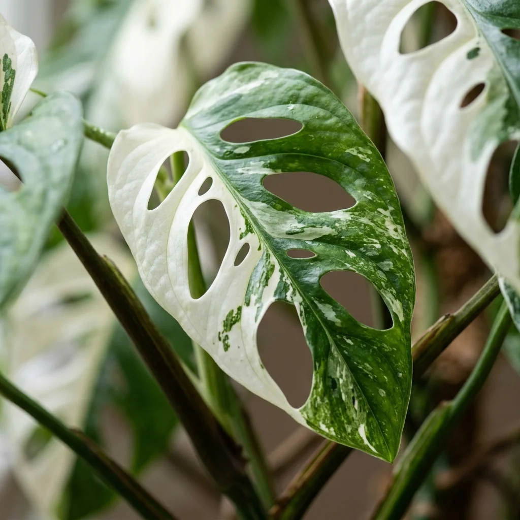 Snap & Identify Variegated Adansonii (Monstera adansonii 'Variegata') - Plant AI care guides