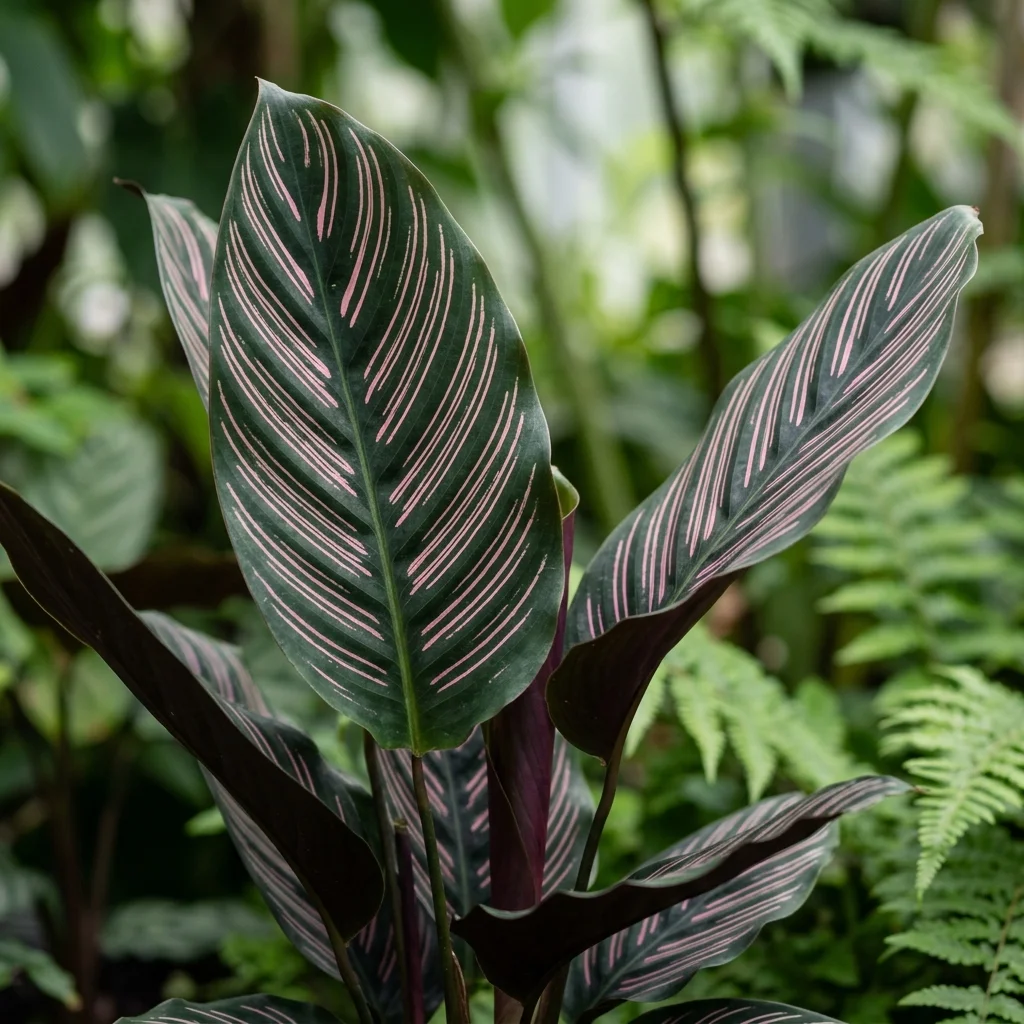 Snap & Identify Pinstripe Calathea (Goeppertia ornata) - Plant AI care guides