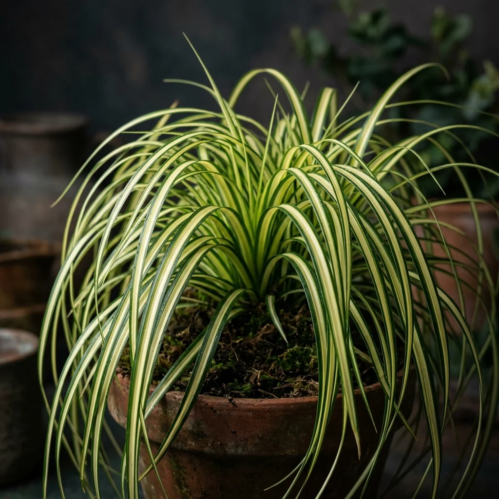 Snap & Identify Evergold Sedge (Carex oshimensis 'Evergold') - Plant AI care guides