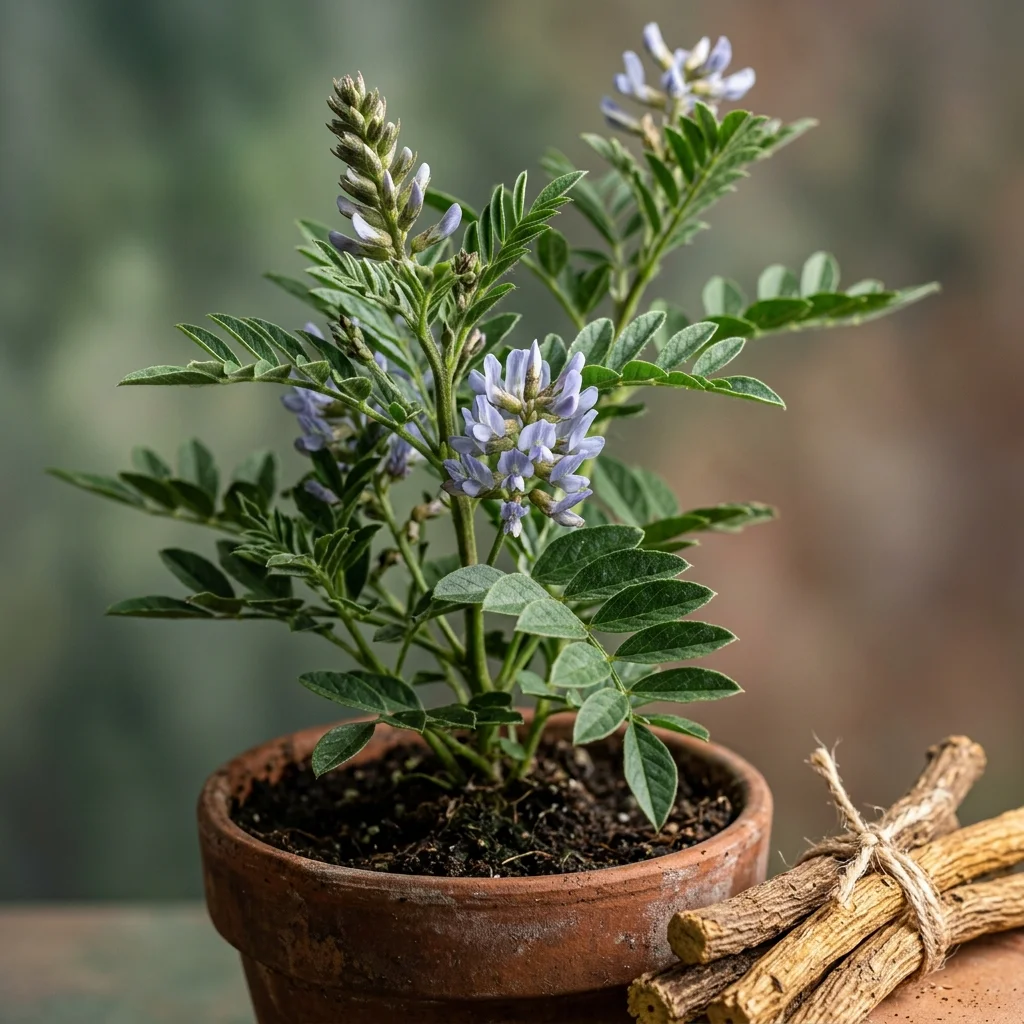 Snap & Identify Licorice Root (Glycyrrhiza glabra) - Plant AI care guides
