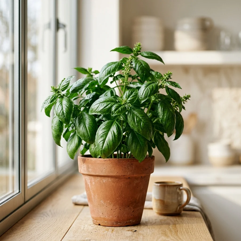 Snap & Identify Sweet Basil (Ocimum basilicum) - Plant AI care guides