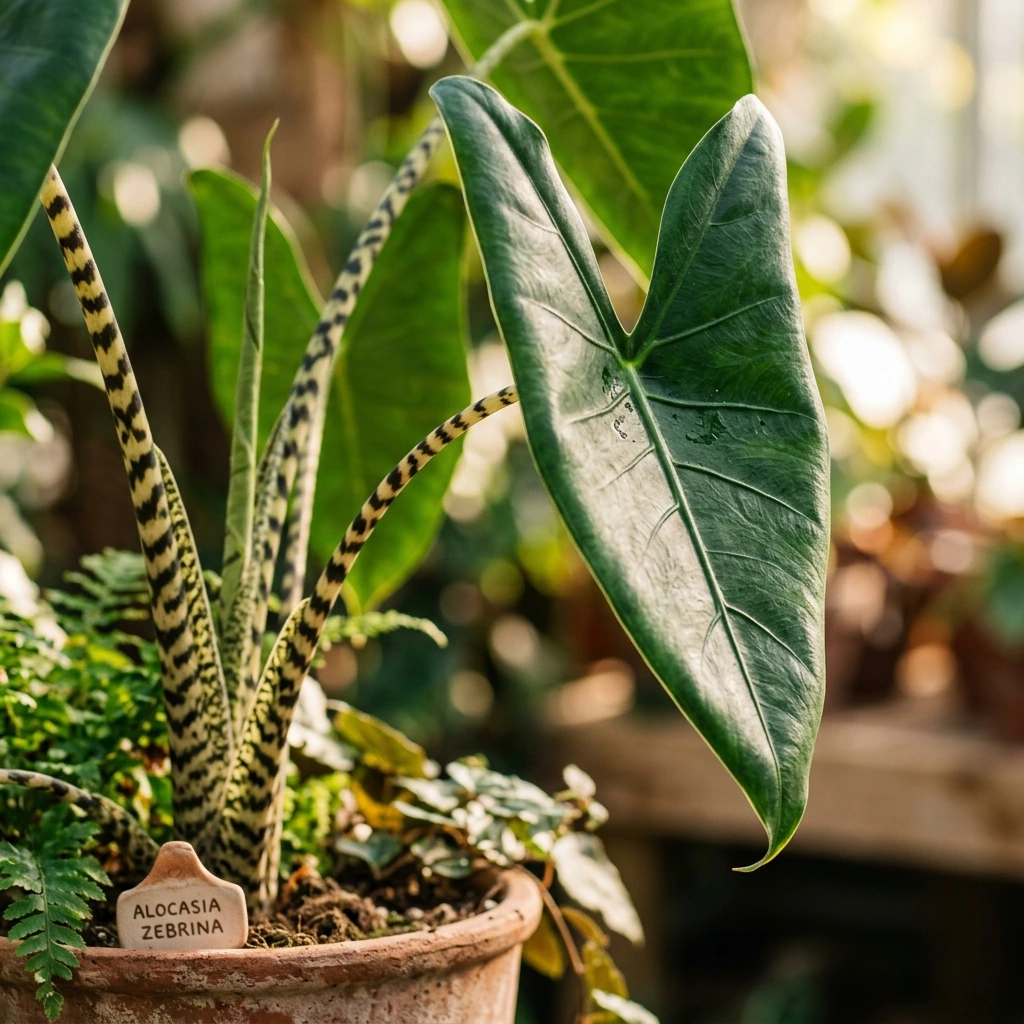 Snap & Identify Alocasia Zebrina (Alocasia zebrina) - Plant AI care guides