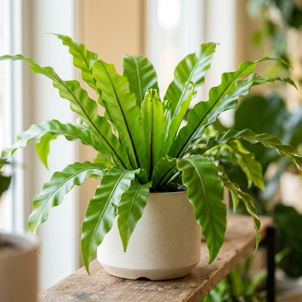 Snap & Identify Bird's Nest Fern (Asplenium nidus) - Plant AI care guides