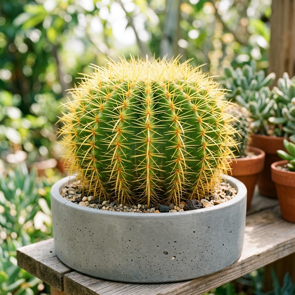 Snap & Identify Golden Barrel Cactus (Echinocactus grusonii) - Plant AI care guides