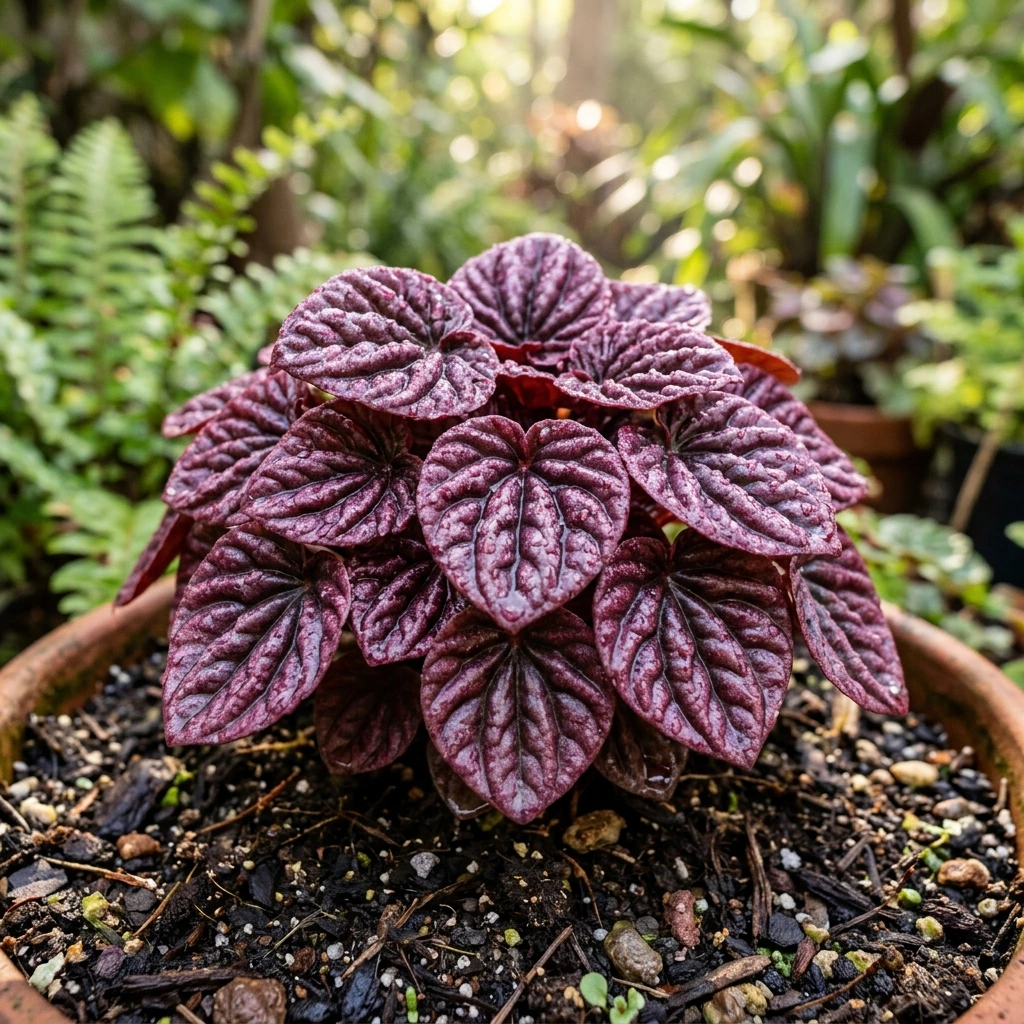 Snap & Identify Peperomia Caperata 'Schumi Red' (Peperomia caperata 'Schumi Red') - Plant AI care guides
