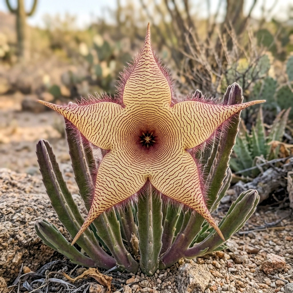 Snap & Identify Stapelia (Stapelia gigantea) - Plant AI care guides