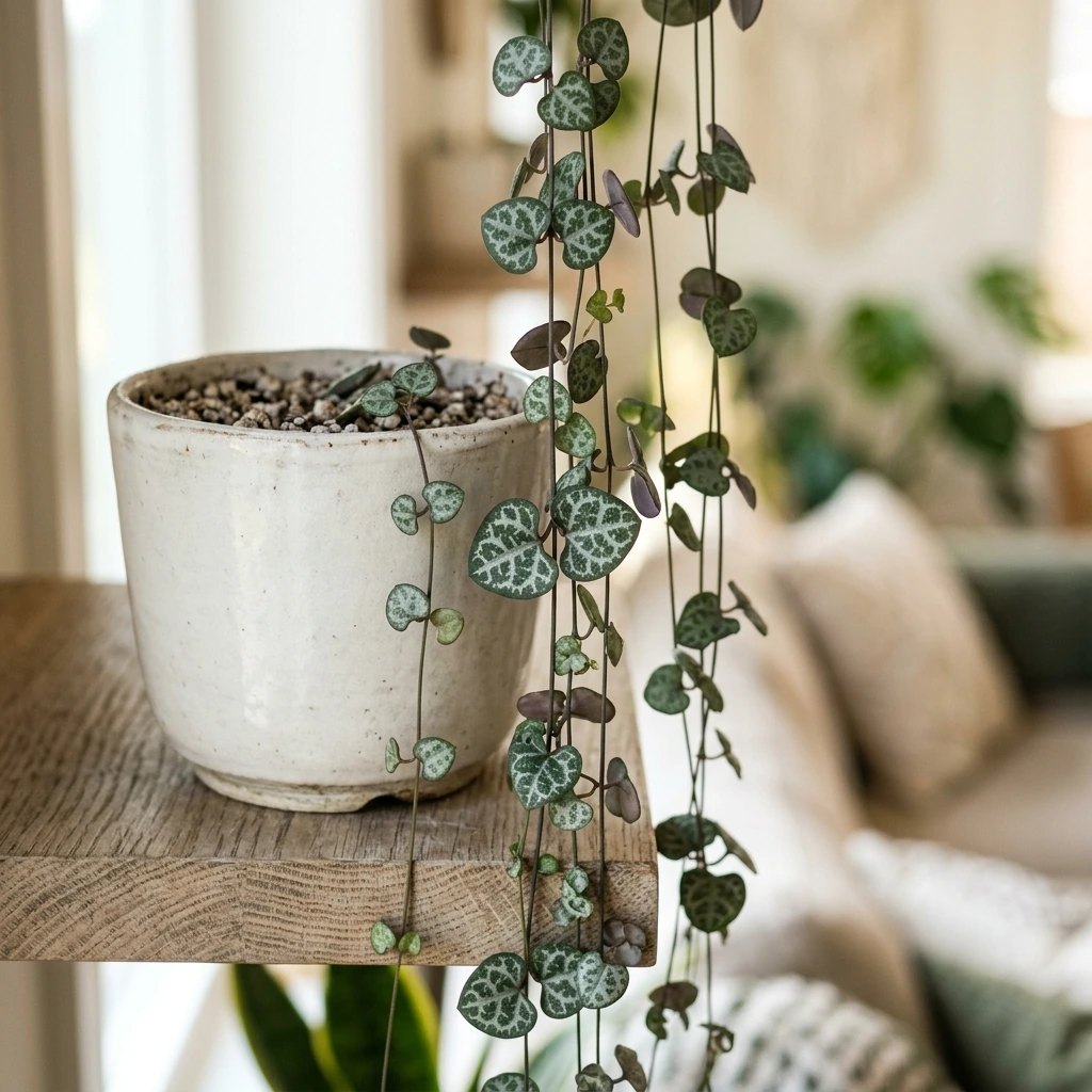 Snap & Identify String of Hearts (Ceropegia woodii) - Plant AI care guides