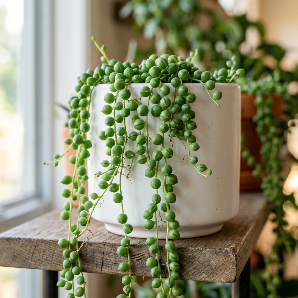 Snap & Identify String of Pearls (Senecio rowleyanus) - Plant AI care guides