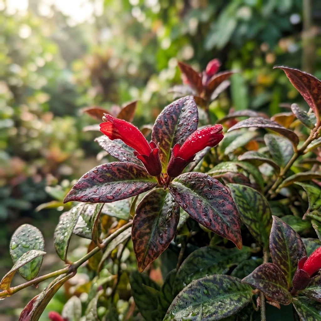 Snap & Identify Zebra Basket Vine (Aeschynanthus marmoratus) - Plant AI care guides