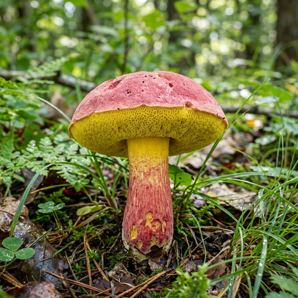 Snap & Identify Bicolored Bolete (Baorangia bicolor) - Plant AI care guides