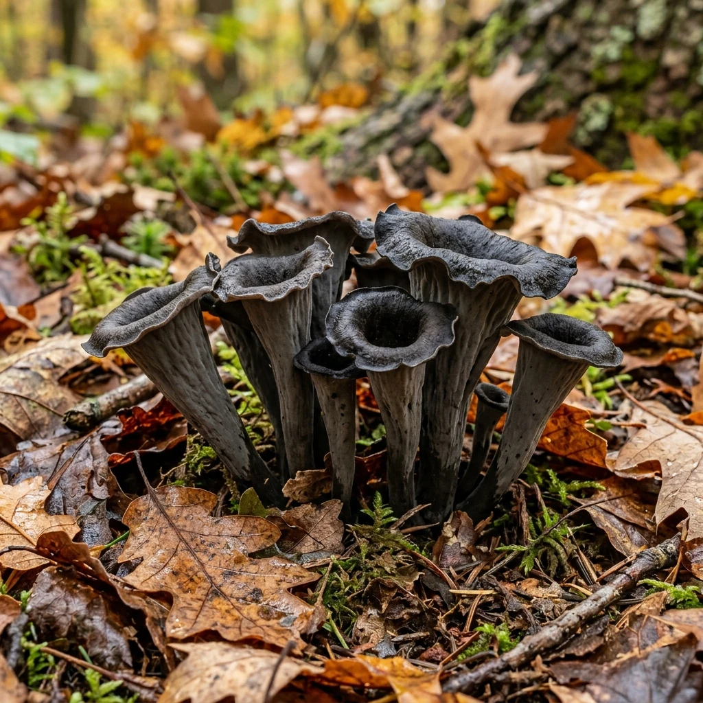 Snap & Identify Black Trumpet (Craterellus cornucopioides) - Plant AI care guides