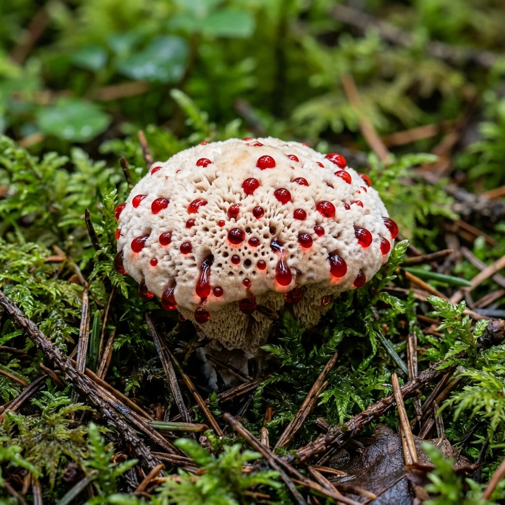 Snap & Identify Bleeding Tooth Fungus (Hydnellum peckii) - Plant AI care guides