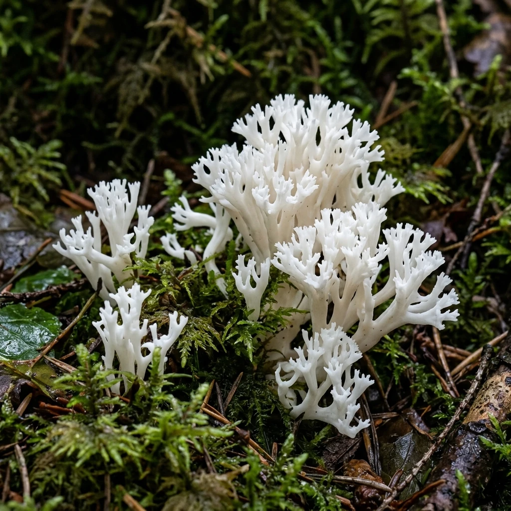 Snap & Identify Crested Coral Fungi (Clavulina cristata) - Plant AI care guides