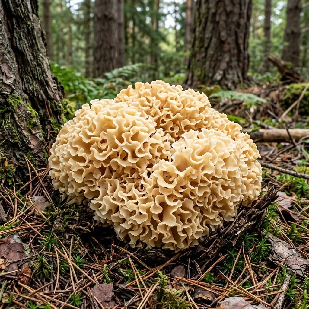 Snap & Identify Cauliflower Fungus (Sparassis crispa) - Plant AI care guides