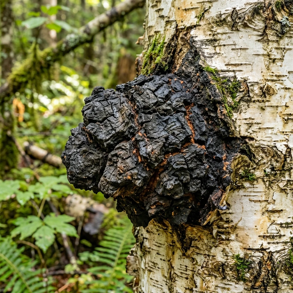 Snap & Identify Chaga (Inonotus obliquus) - Plant AI care guides
