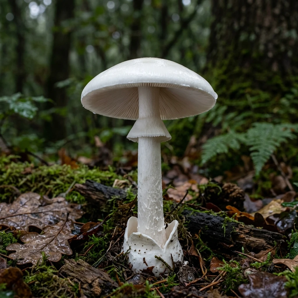 Snap & Identify Destroying Angel (Amanita bisporigera) - Plant AI care guides