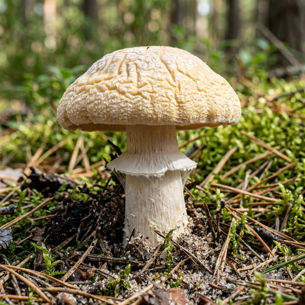 Snap & Identify Gypsy Mushroom (Cortinarius caperatus) - Plant AI care guides