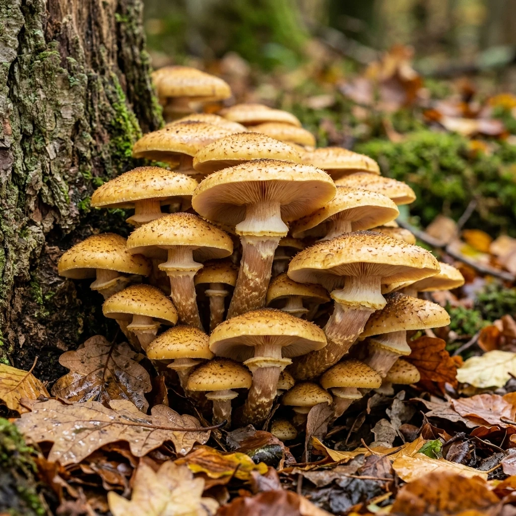 Snap & Identify Honey Mushroom (Armillaria mellea) - Plant AI care guides